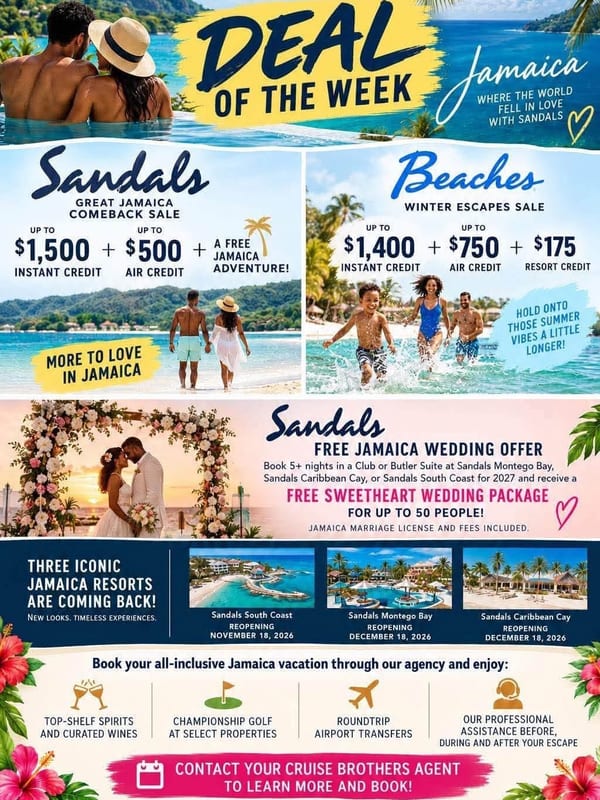 Travel deal advertisement 4